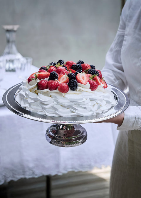 Sigrid Kuchenstand Silber H11 cm