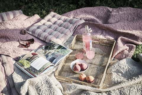 Isabelle Plaid/Decke leinen 170x130 cm