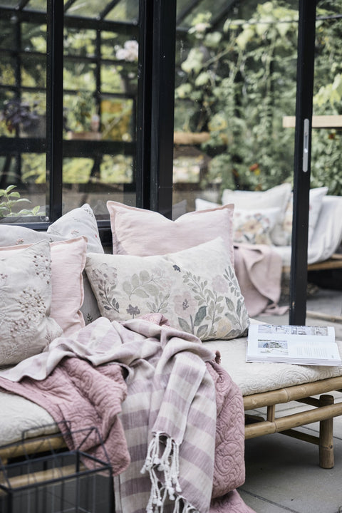 Isabelle Plaid/Decke rose 170x130 cm