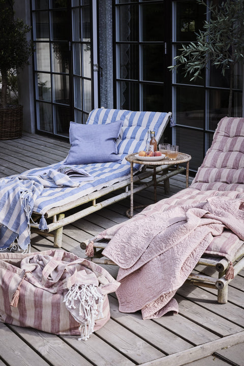 Isabelle Plaid/Decke hellrosa 170x130 cm