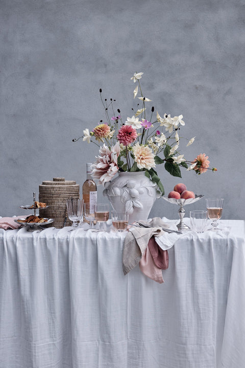 Angela Serviette rose 45x45