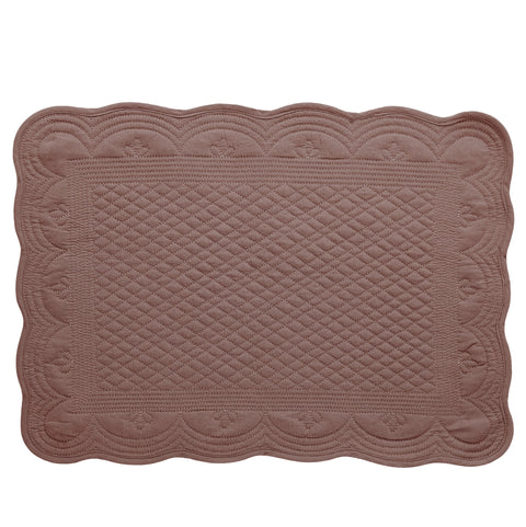 Estrid Tischset 48,5x33,5 cm. rose 100% Baumwolle