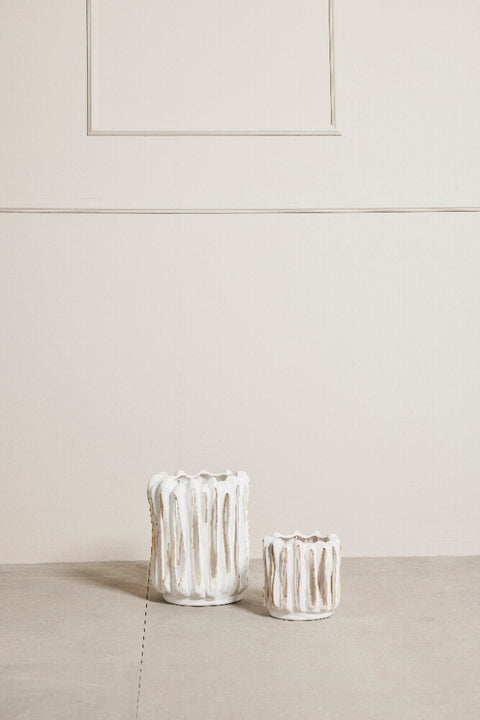 Marlille Laterne weiss H16,5 cm