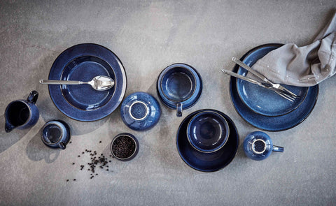 Blaue Amera Tischdekoration - Lene Bjerre Design