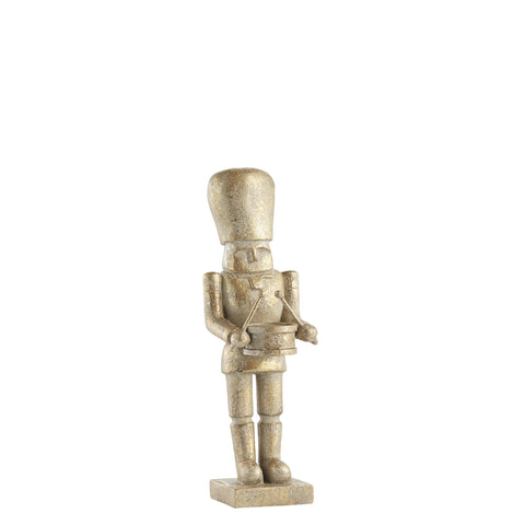 Serafina Nussknacker H23 cm. hell gold