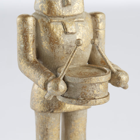 Serafina Nussknacker H23 cm. hell gold