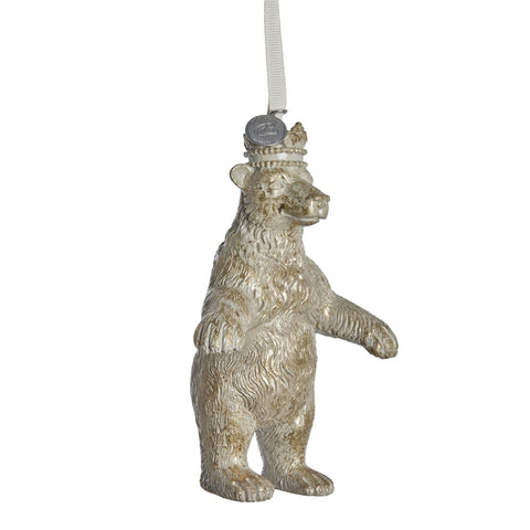 Sebina königlicher Eisbär H11,4 cm hell gold