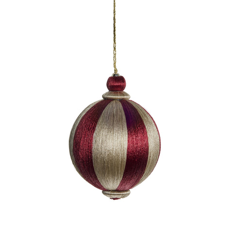 Agnes Dekoration H12 cm. dunkle rot