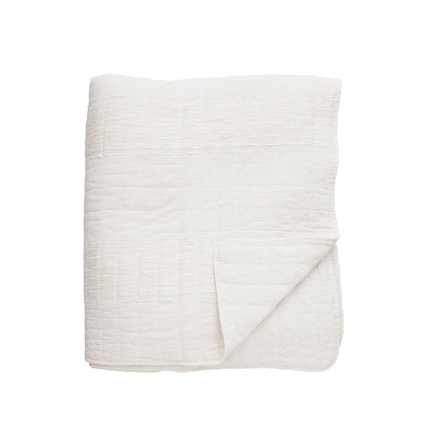 Isadora Tagesdecke 260x240 cm. gebrochenes weiss