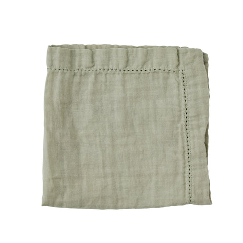 Angela Serviette pudder grün 45x45 cm