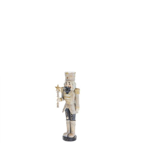 Nuttia Dekoration H20,5 cm. leinen