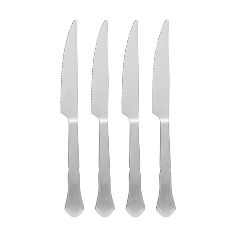 Dicte Steakmesser 4er-Pack, 28 cm, Silber