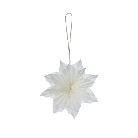 Palisia ornament H cm. gebrochenes weiss