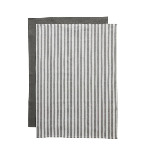 Estrille Geschirrtuch 70x50 cm. grau 100% Baumwolle