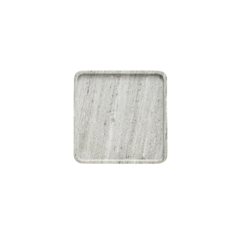 Elina Tablett 25x25 cm. dunkelbeige Marmor