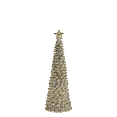Serafina Weihnachtsbaum H27 cm. hell gold
