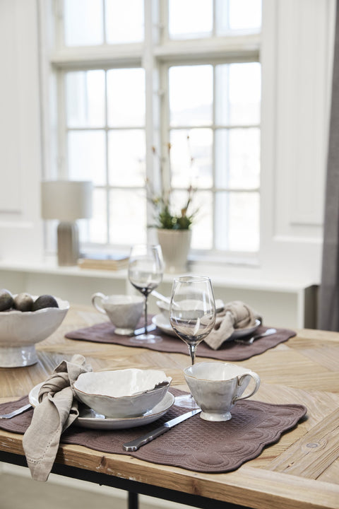 Milla Schale weiss H12,5 cm