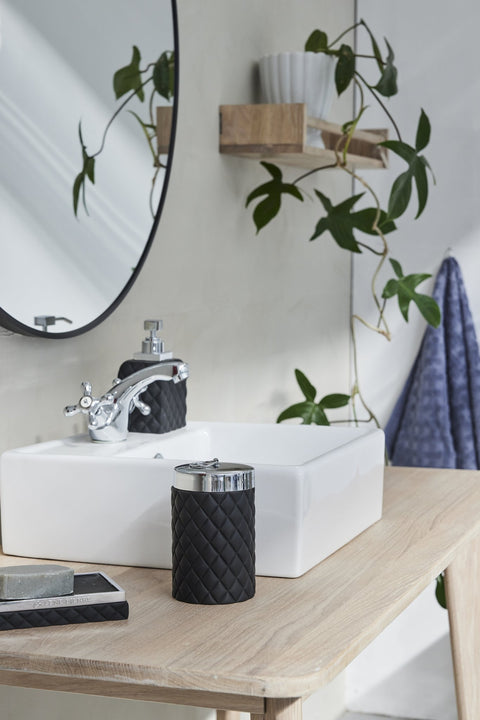 Portia Dose H14 cm. schwarz