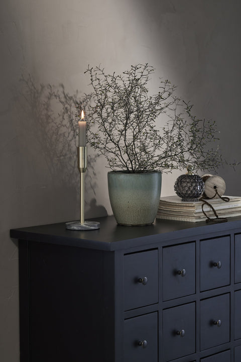 Helene Vase 9 cm. leinen