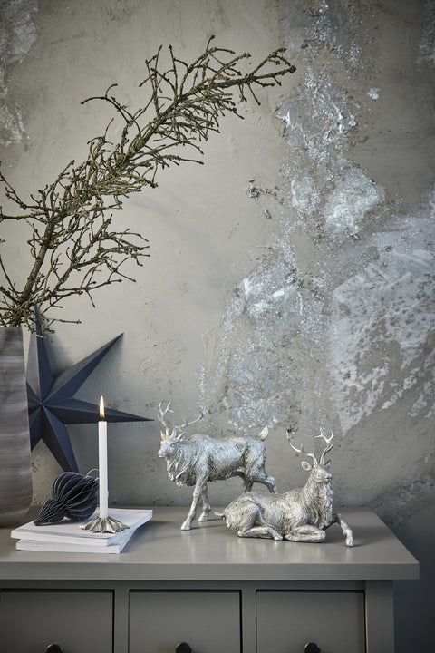 Caville kerzenleuchter H2 cm. Silber