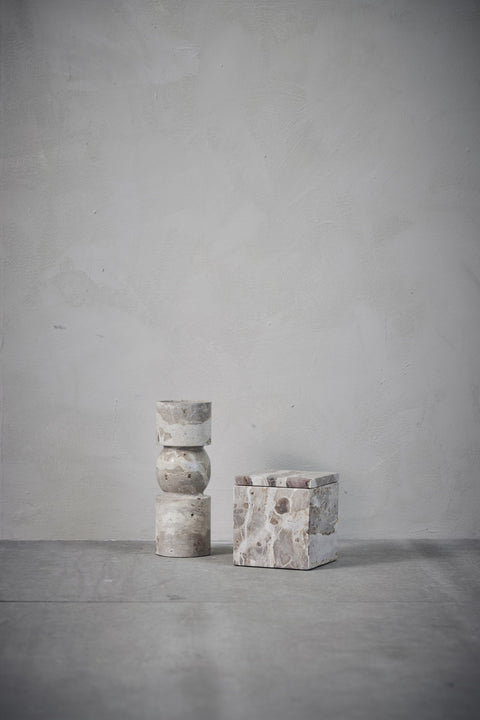 Ellia kerzenleuchter H23 cm. leinen