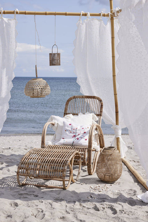 Eloise Gardine 250 cm. gebrochenes weiss