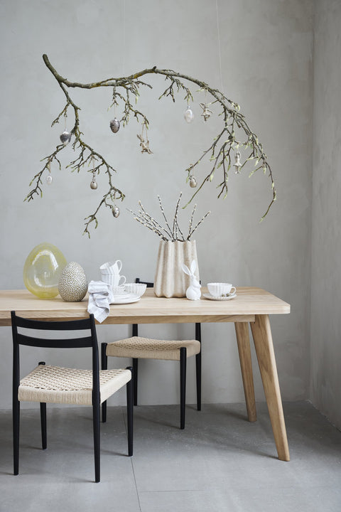 Murina Mundgeblasenes Glasei  H30 cm. gelb