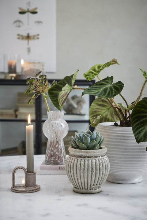 Catharinia Topf 20 cm. gebrochenes weiss