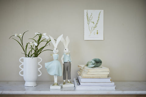 Sevia  Dekoration Polyresin blau