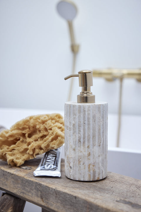 Eliana Tablett 12,5 cm. leinen Marmor