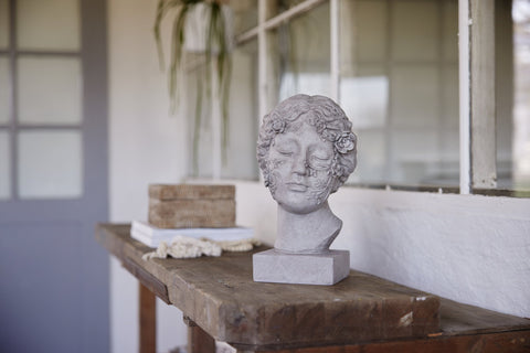 Mara Vase 23x24,5 cm. silber grau