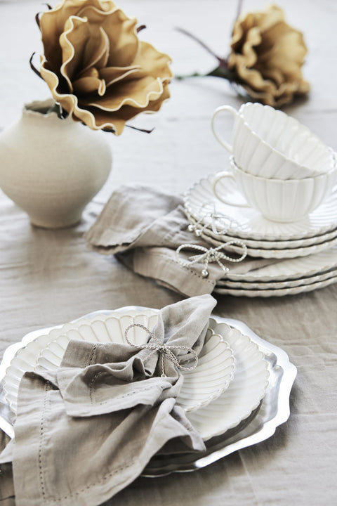 Hesille Vase 16,5 cm. leinen