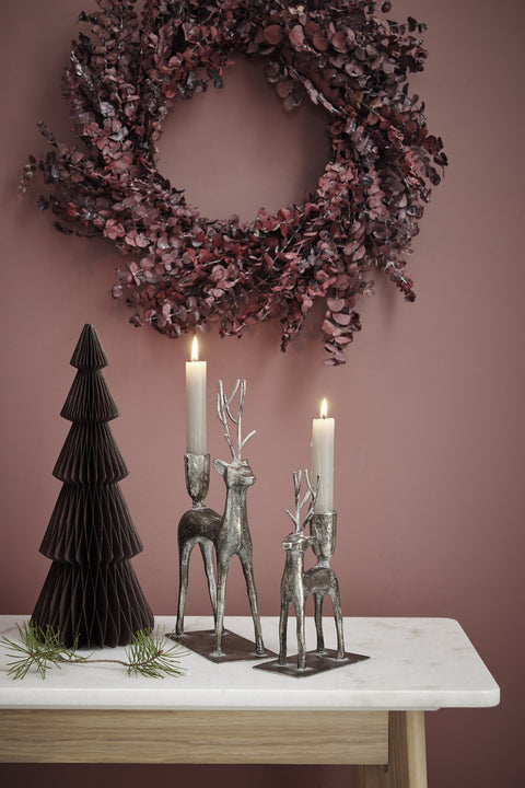 Marille Kranz H55 cm. dunkle rot