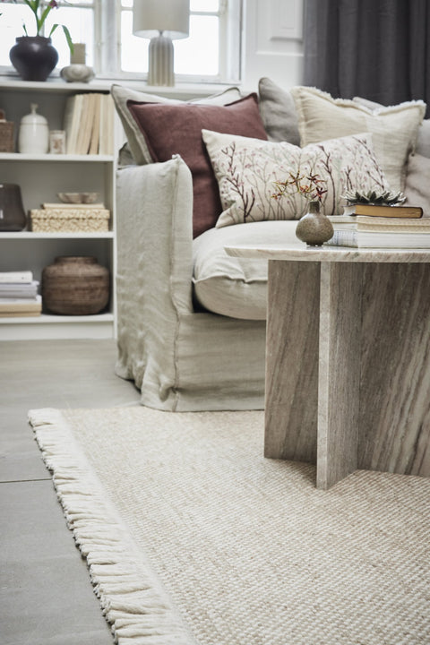 Floria Wanddekoration Ø13 cm. grau Porzellan