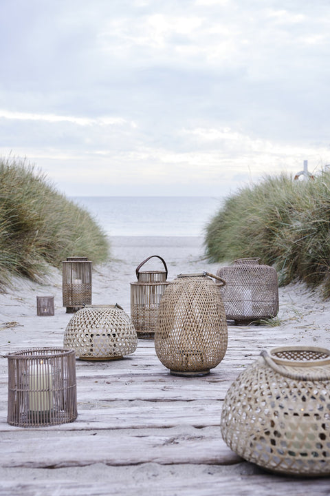 Harper Laterne 46x40 cm. Natur