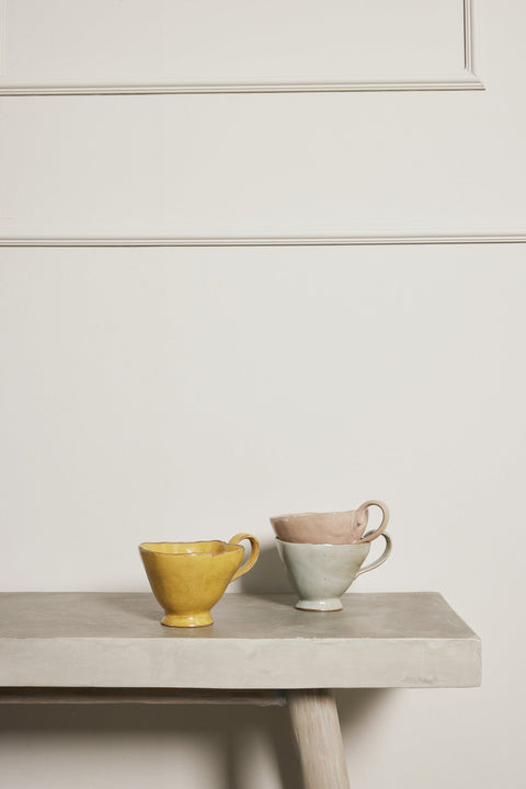 Milla Becher leinen H9 cm