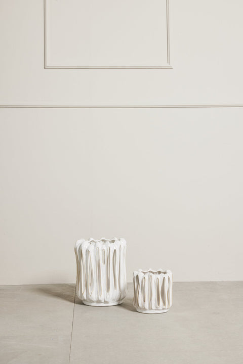 Marlille Laterne weiss H27,8 cm