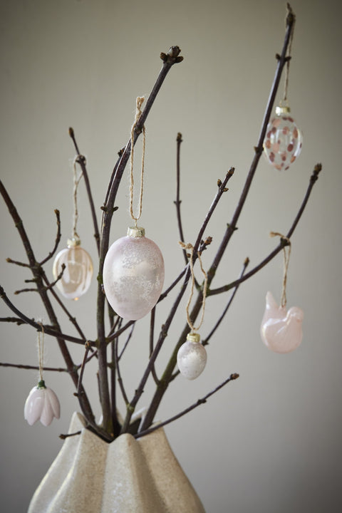 Feya  ornament Glas Rosa