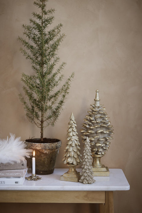 Gracie Dekorativer Baum H30,5 cm hell gold