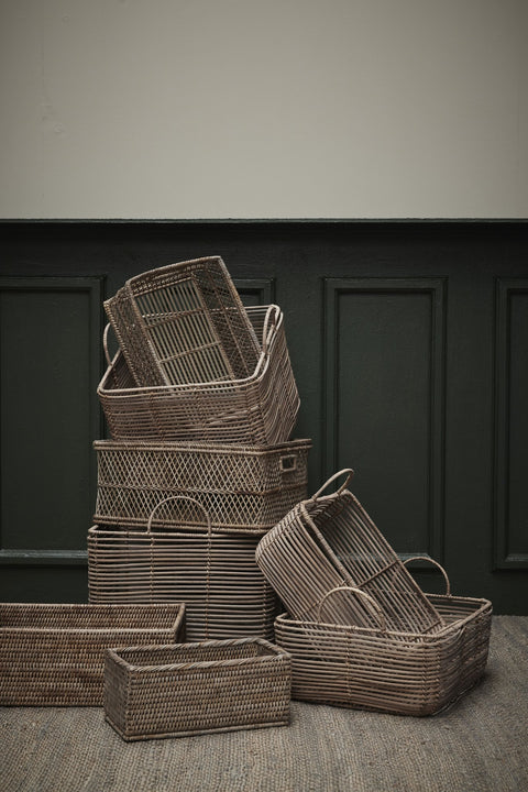 Harper Korb-Satz 2 Stk. 24x28 cm. Natur