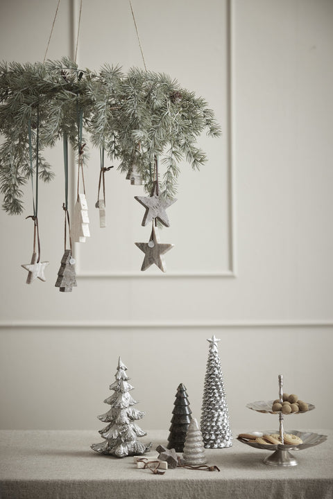 Serafina Weihnachtsbaum H22,5 cm. antik silber
