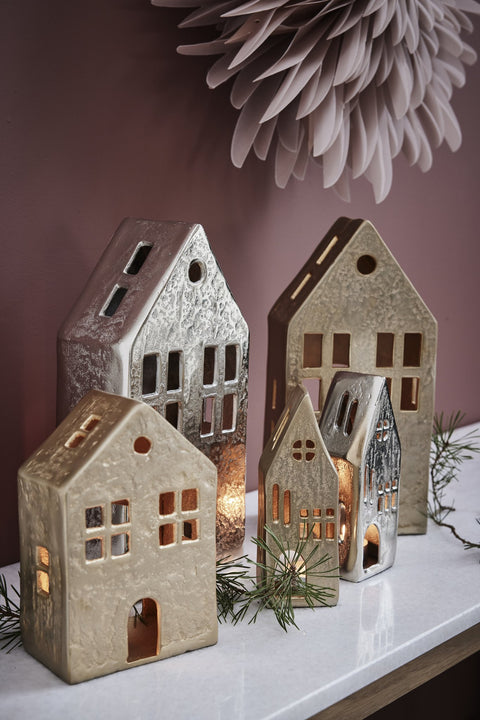 Marlinne Dekoration H17,5 cm. hell gold