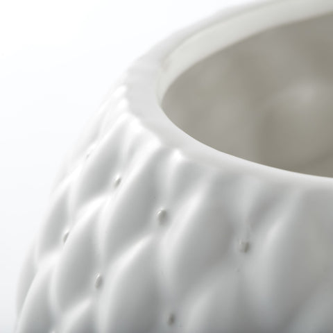 Rosabina Topf H22 cm. weiss