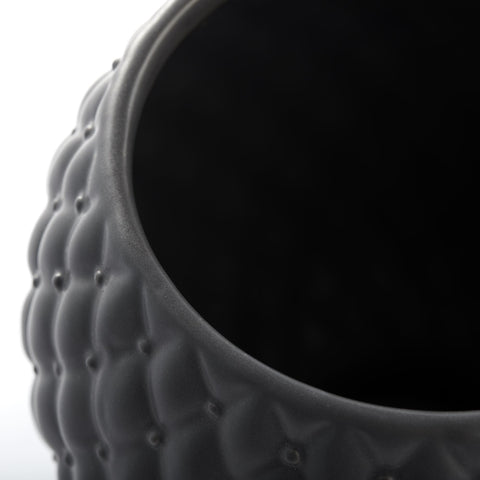 Rosabina Topf H16 cm. schwarz