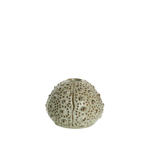Shellille-Kerzenständer, Seeigel, D10 H7,5, Leinen