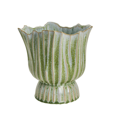 Palazzo-Blumentopf D24 H23,5 Grün