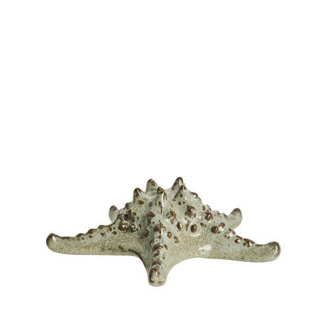 Shellille-Dekoration Seestern D16,5 H5,5 Leinen