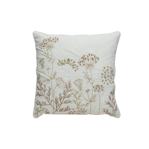 Visilia Kissenbezug 50x50 cm. Cremeweiß