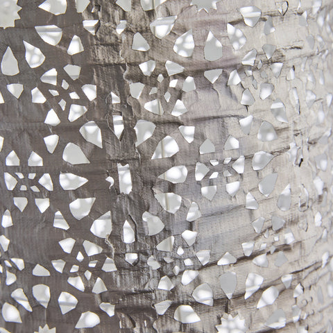 Lunaria Solarlaterne, Durchmesser 18 x Höhe 33 cm, Grau