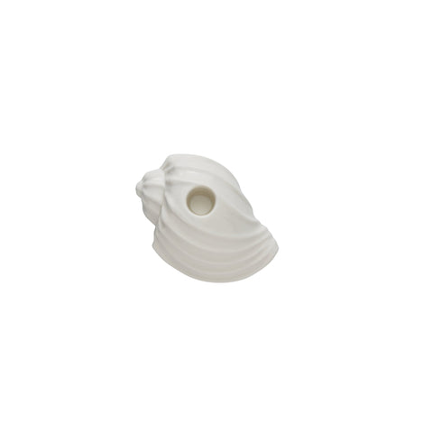 Shellille-Kerzenständer Muschel, H6 cm, Weiß